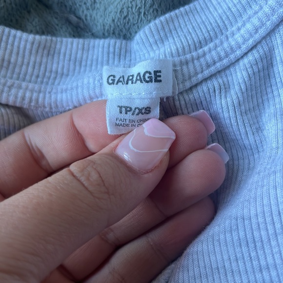 Garage corset grey crop top - Picture 2 of 4